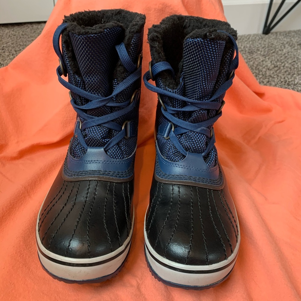 Blue Sorel Snow Boots